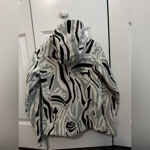 Bogner Ski Jacket Black and White Patterned Jacket